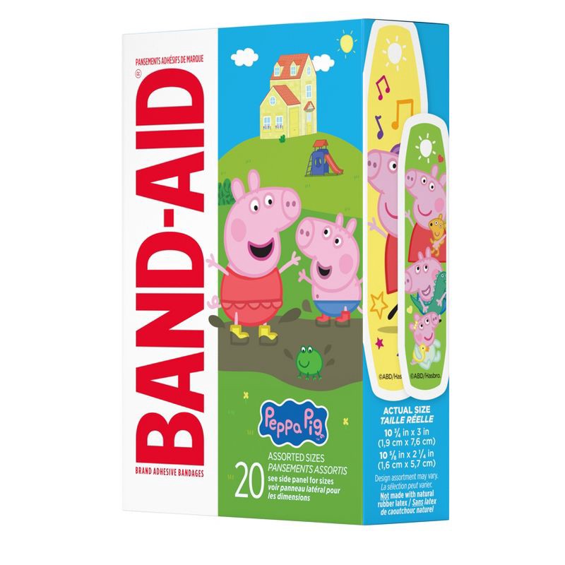 slide 7 of 8, Band-Aid Adhesive Peppa Pig Bandages - 20ct, 20 ct