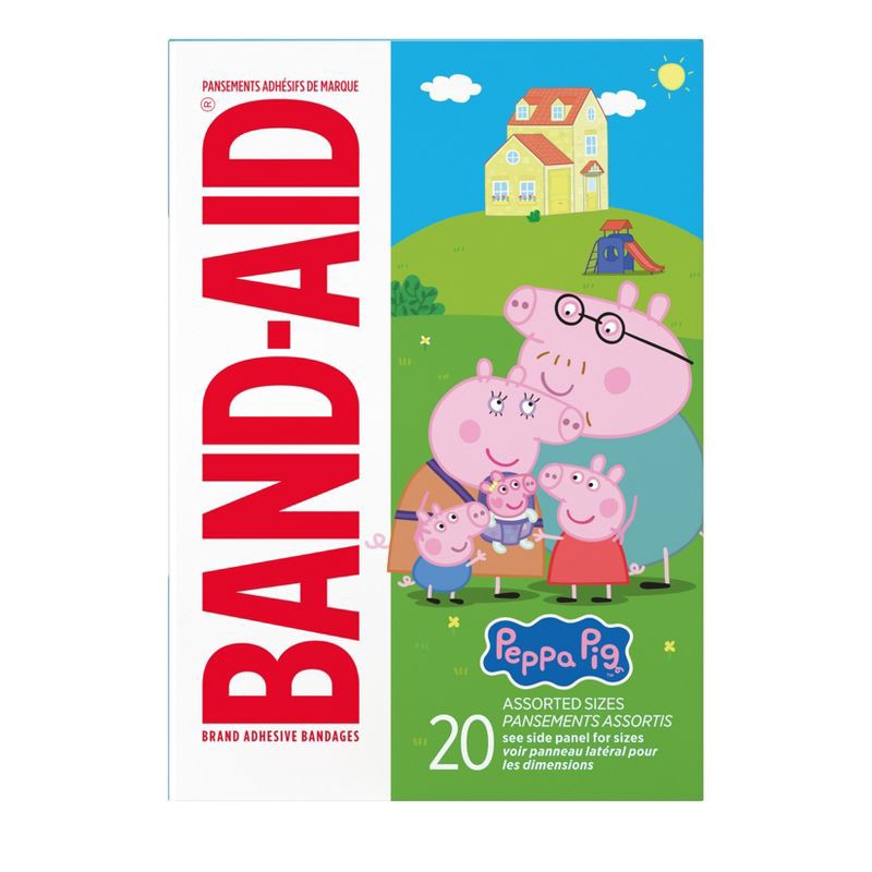 slide 8 of 8, Band-Aid Adhesive Peppa Pig Bandages - 20ct, 20 ct