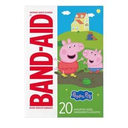 Band-Aid Adhesive Peppa Pig Bandages - 20ct