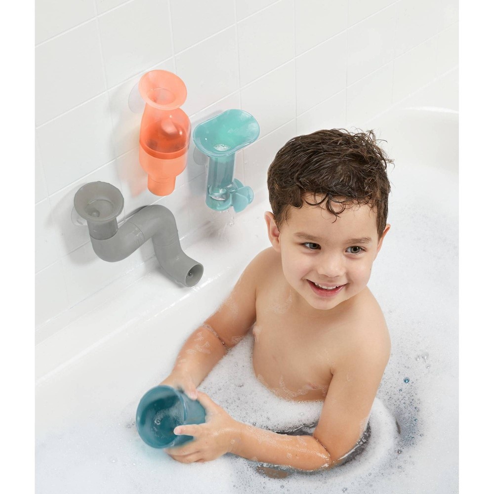 slide 2 of 4, Boon Tubes Bath Toy, 3 ct