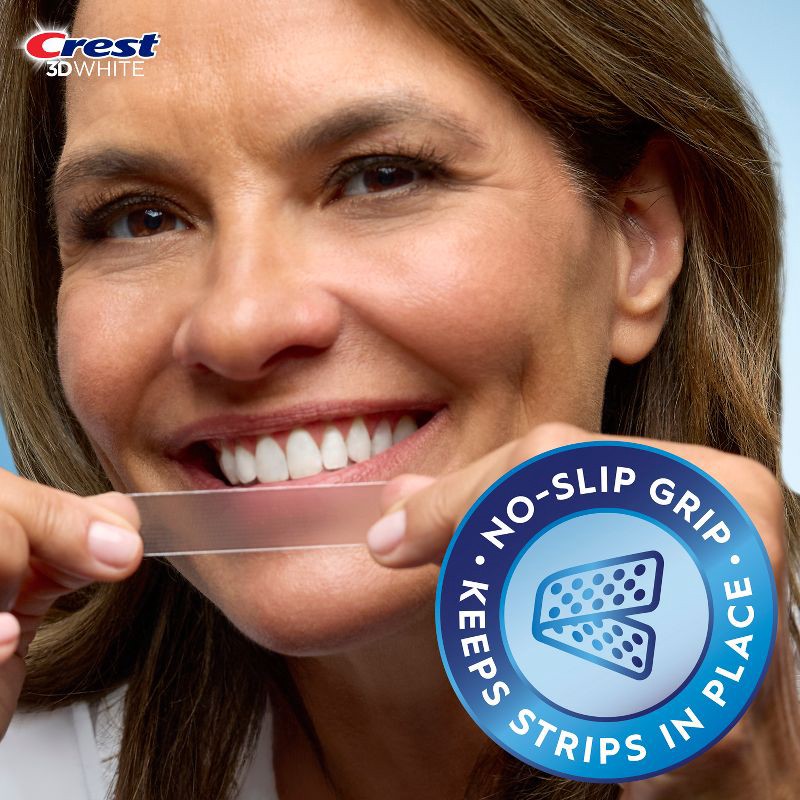 slide 9 of 10, Crest 3D Whitestrips Vivid White Teeth Whitening Kit - 12 Treatments, 1 ct