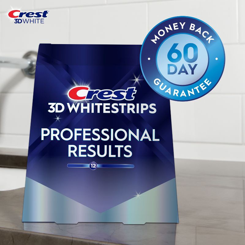 slide 5 of 10, Crest 3D Whitestrips Professional White Teeth Whitening Kit - 20 Treatments, 1 ct
