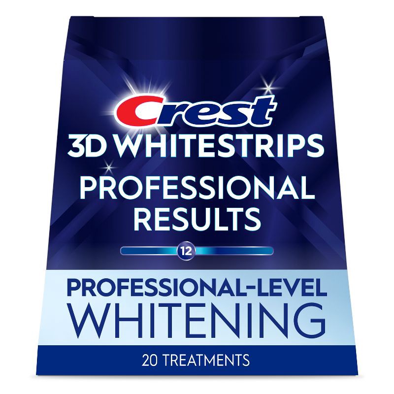 slide 1 of 10, Crest 3D Whitestrips Professional White Teeth Whitening Kit - 20 Treatments, 1 ct