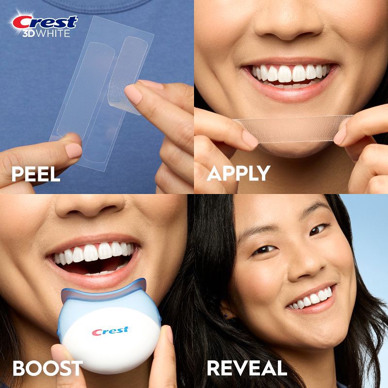 slide 6 of 10, Crest 3D Whitestrips Professional White with Light Teeth Whitening Kit - 19 Treatments, 1 ct