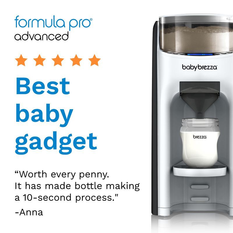 slide 7 of 9, Baby Brezza Formula Pro Advanced Formula Dispenser - White, 1 ct