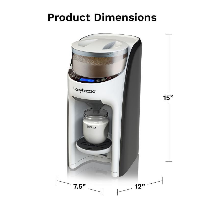 slide 9 of 9, Baby Brezza Formula Pro Advanced Formula Dispenser - White, 1 ct