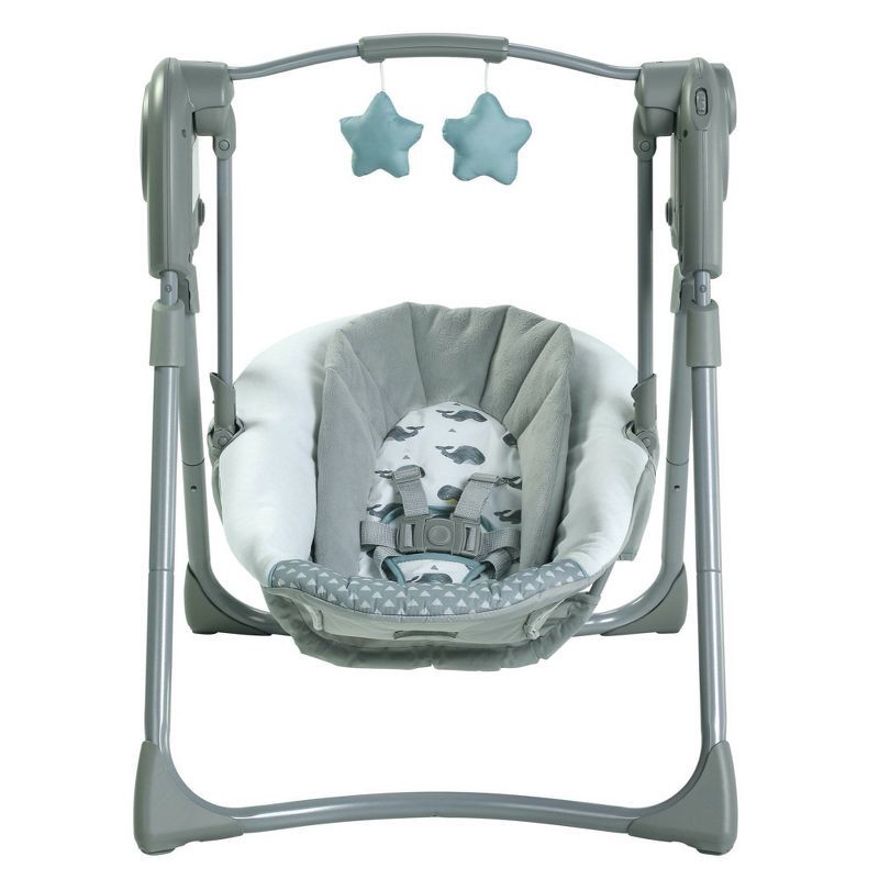 slide 3 of 6, Graco Slim Spaces Compact Baby Swing - Humphry, 1 ct