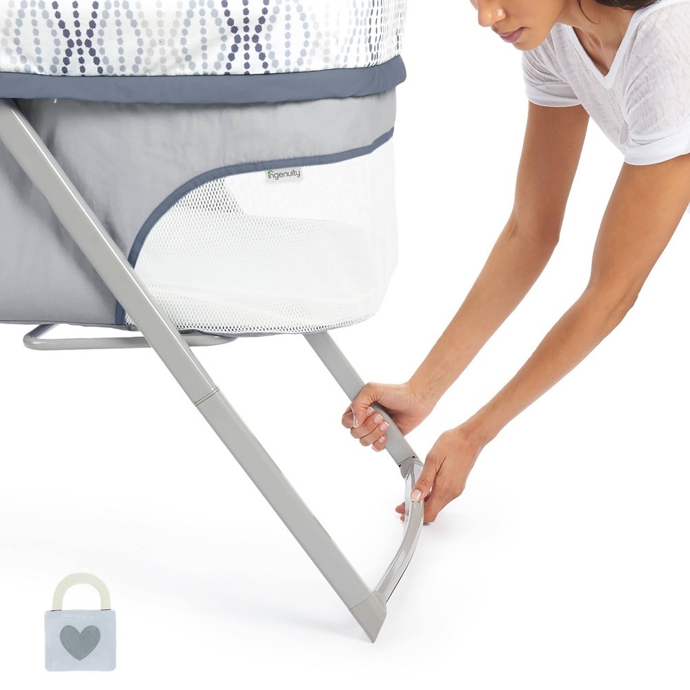 slide 3 of 10, Ingenuity Foldaway Rocking Bassinet - Fletcher, 1 ct