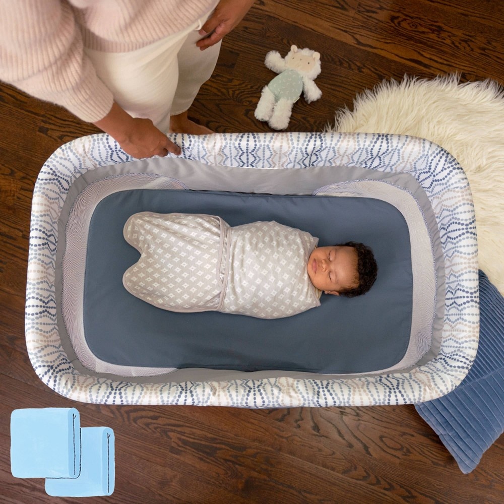 slide 6 of 10, Ingenuity Foldaway Rocking Bassinet - Fletcher, 1 ct