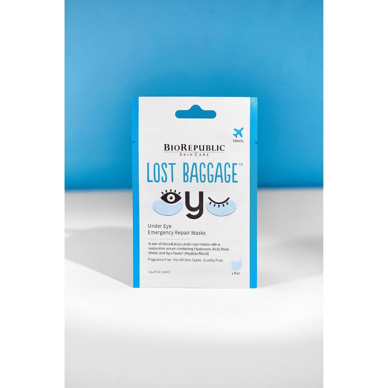 slide 4 of 8, BioRepublic SkinCare Lost Baggage Eye Mask - 0.34oz, 0.34 oz