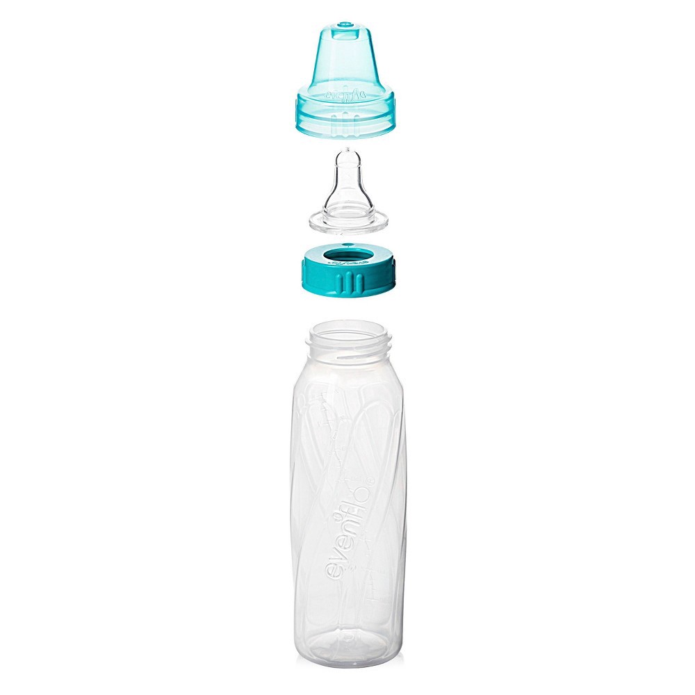 Evenflo Classic Clear BpaFree Plastic Baby Bottle 8 oz, 3 ct Shipt