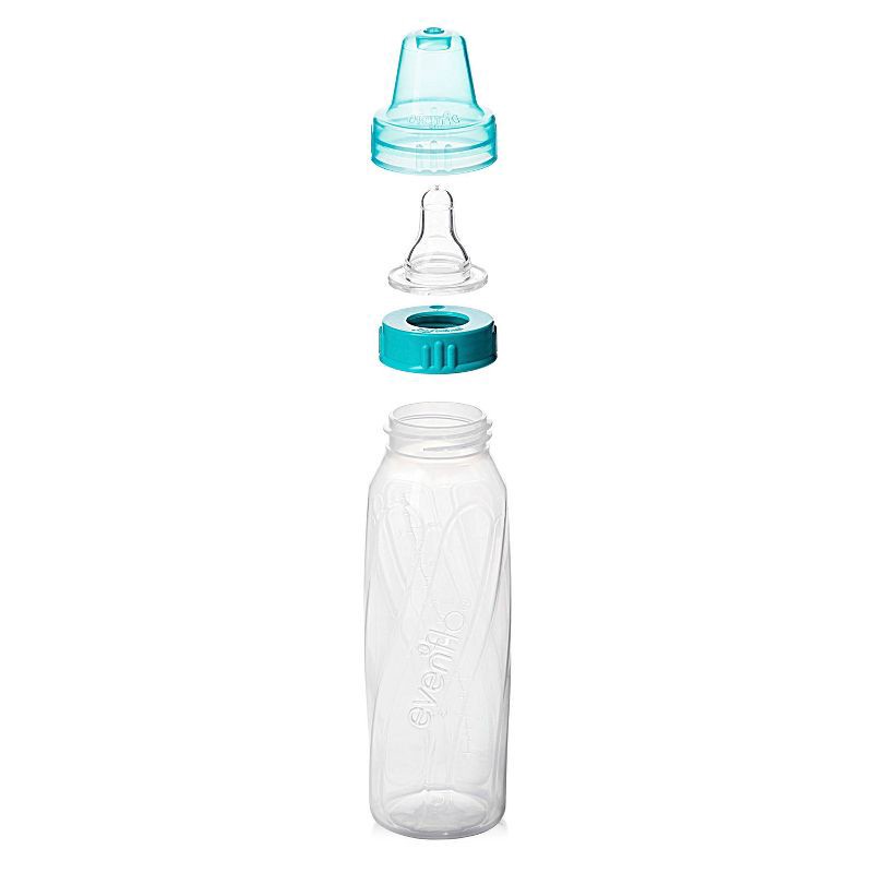 slide 4 of 6, Evenflo Feeding Classic Clear Plastic Baby Bottles - 8oz/3pk, 3 ct; 8 oz