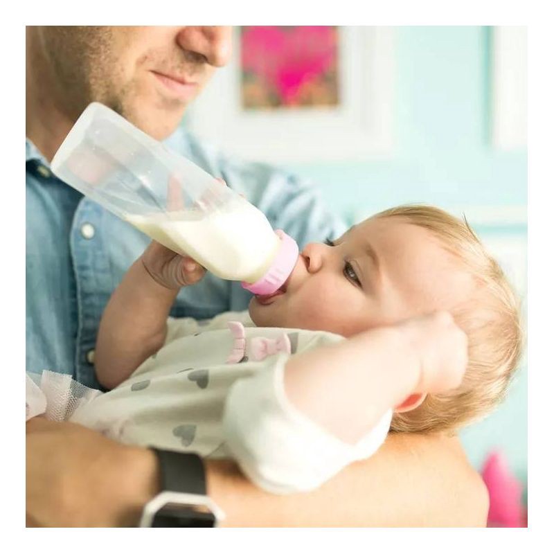slide 6 of 6, Evenflo Feeding Classic Clear Plastic Baby Bottles - 8oz/3pk, 3 ct; 8 oz