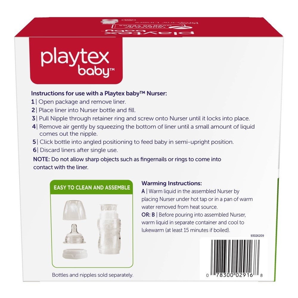 slide 2 of 4, Playtex Nurser Drop-Ins Liners, 4 oz, 150 ct