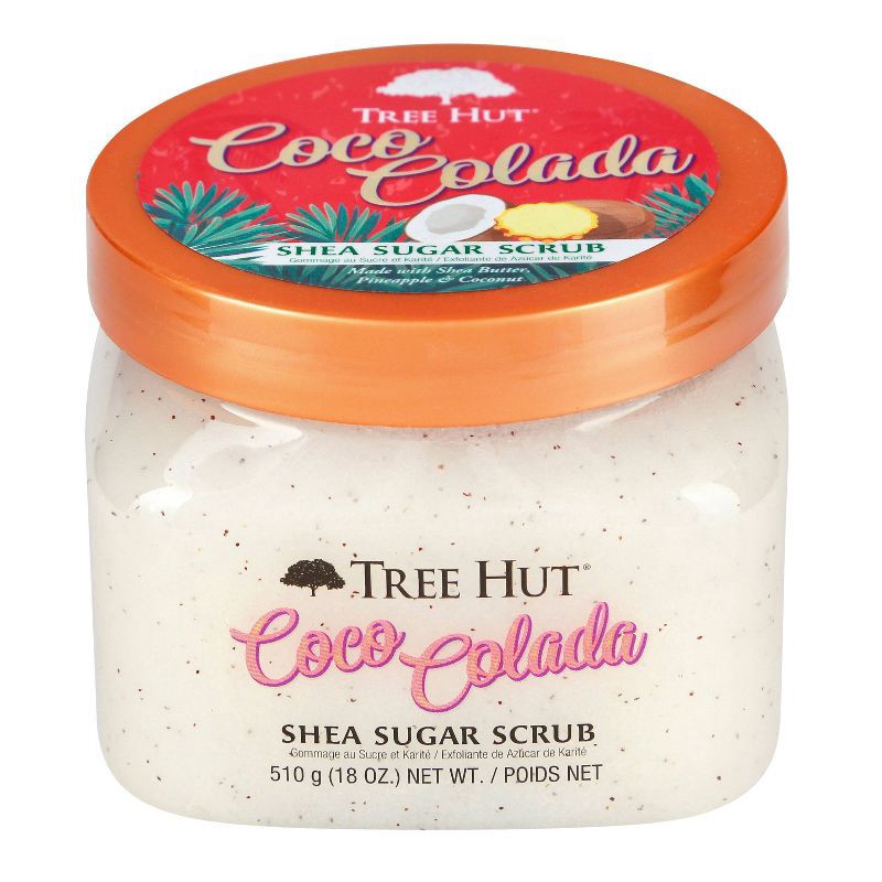 slide 2 of 6, Tree Hut Coco Colada Shea Sugar Coconut Body Scrub - 18oz, 18 oz