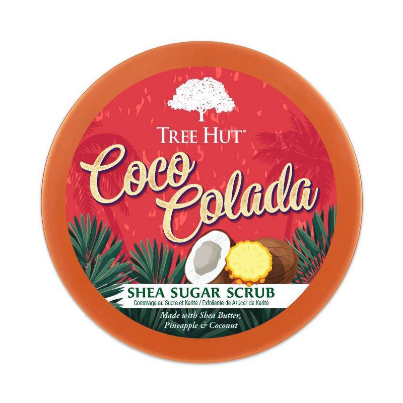 slide 3 of 6, Tree Hut Coco Colada Shea Sugar Coconut Body Scrub - 18oz, 18 oz