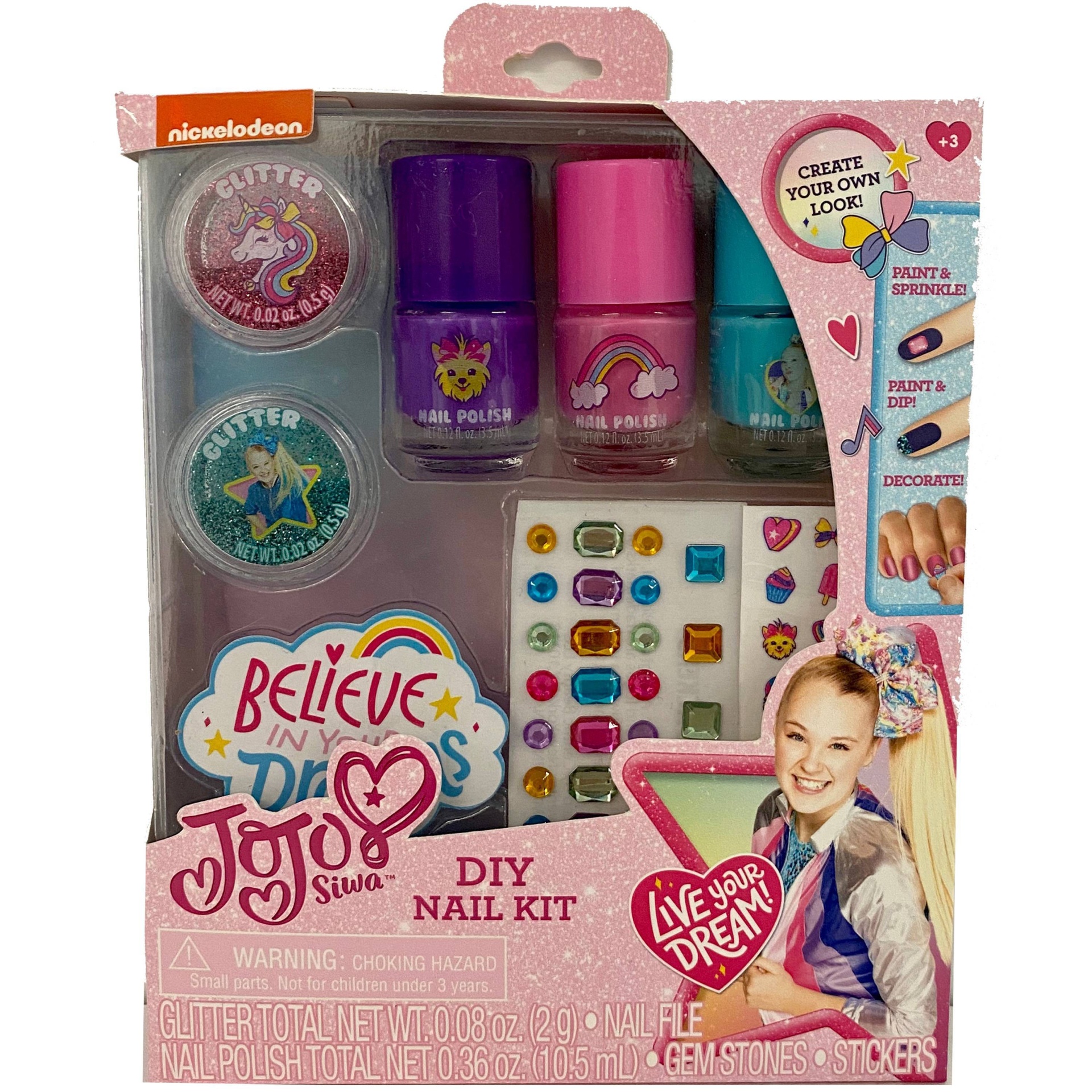 slide 1 of 1, Nickelodeon JoJo Siwa DIY Nail Polish Set, 1 ct