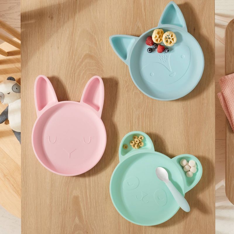 slide 2 of 3, Stainless Head Spoon - Cloud Island™ 3pk, 3 ct