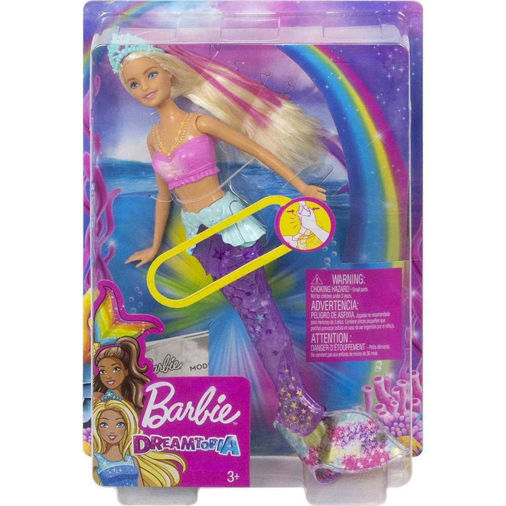 Barbie Dreamtopia Sparkle Lights Mermaid 1 ct | Shipt