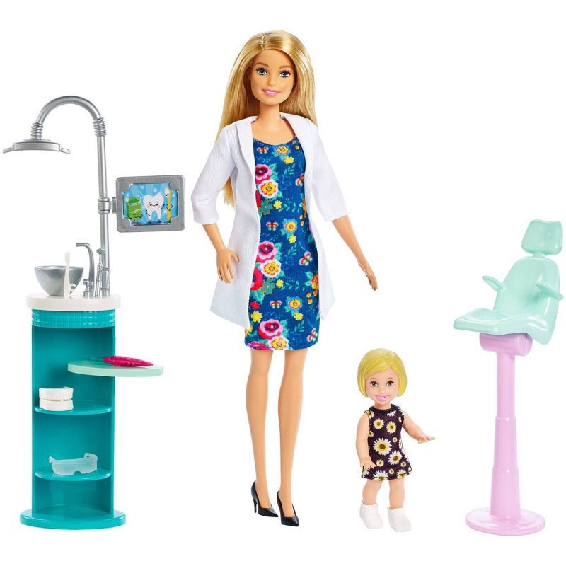 slide 1 of 1, Barbie Dentist Doll & Playset - Blonde, 1 ct