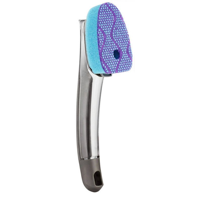 slide 7 of 15, Scotch-Brite Advanced Soap Control Non - Scratch Scrubber Dishwand, 1 ct