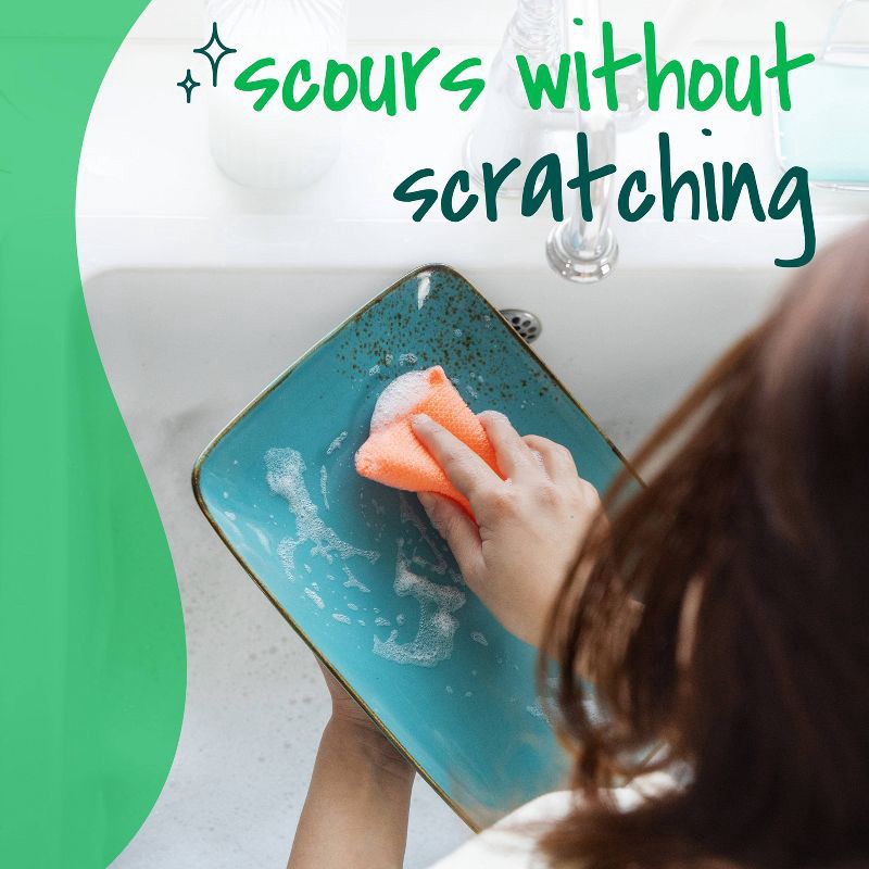 slide 6 of 11, Scotch-Brite Dobie Non-Scratch and Fast-Drying Multicolor Scrubbing Pads - 3ct, 3 ct