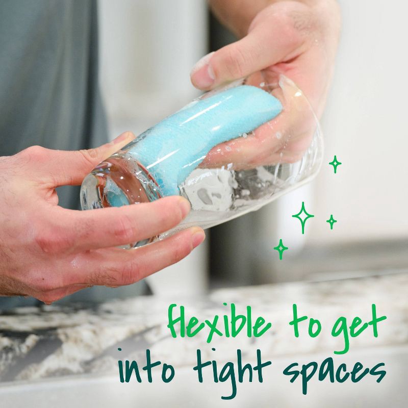 slide 7 of 11, Scotch-Brite Dobie Non-Scratch and Fast-Drying Multicolor Scrubbing Pads - 3ct, 3 ct