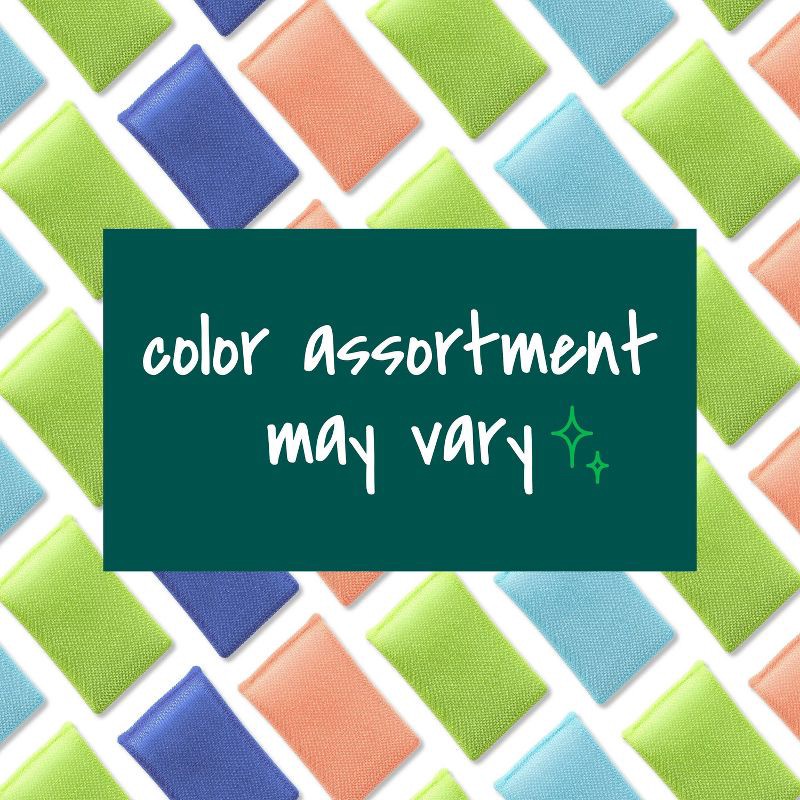 slide 9 of 11, Scotch-Brite Dobie Non-Scratch and Fast-Drying Multicolor Scrubbing Pads - 3ct, 3 ct