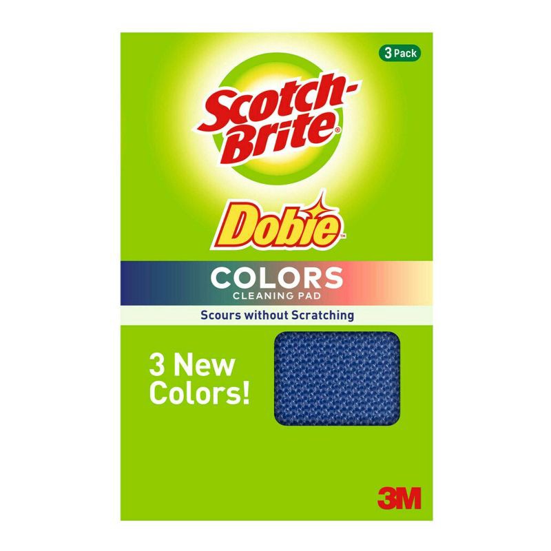 slide 6 of 12, Scotch-Brite Dobie Cleaning Pads - Colors - 3ct, 3 ct