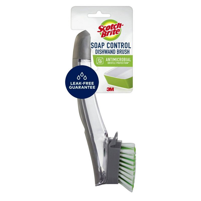 slide 3 of 13, Scotch-Brite Advanced Soap Control Brush Scrubber Dishwand, 1 ct