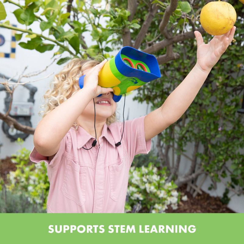 slide 5 of 6, Educational Insights GeoSafari Jr. Kidnoculars Blue: Plastic Educational Toy, Teaching Aid for Nature Exploration, 1 ct