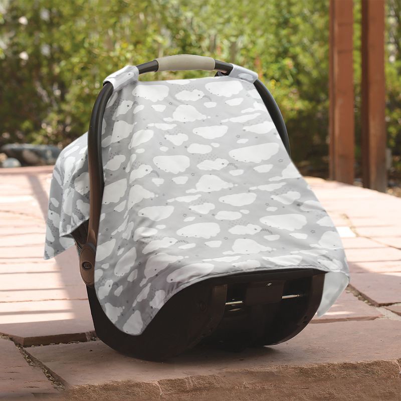 slide 4 of 4, Go by Goldbug Car Seat Canopy Cover Clouds, 1 ct