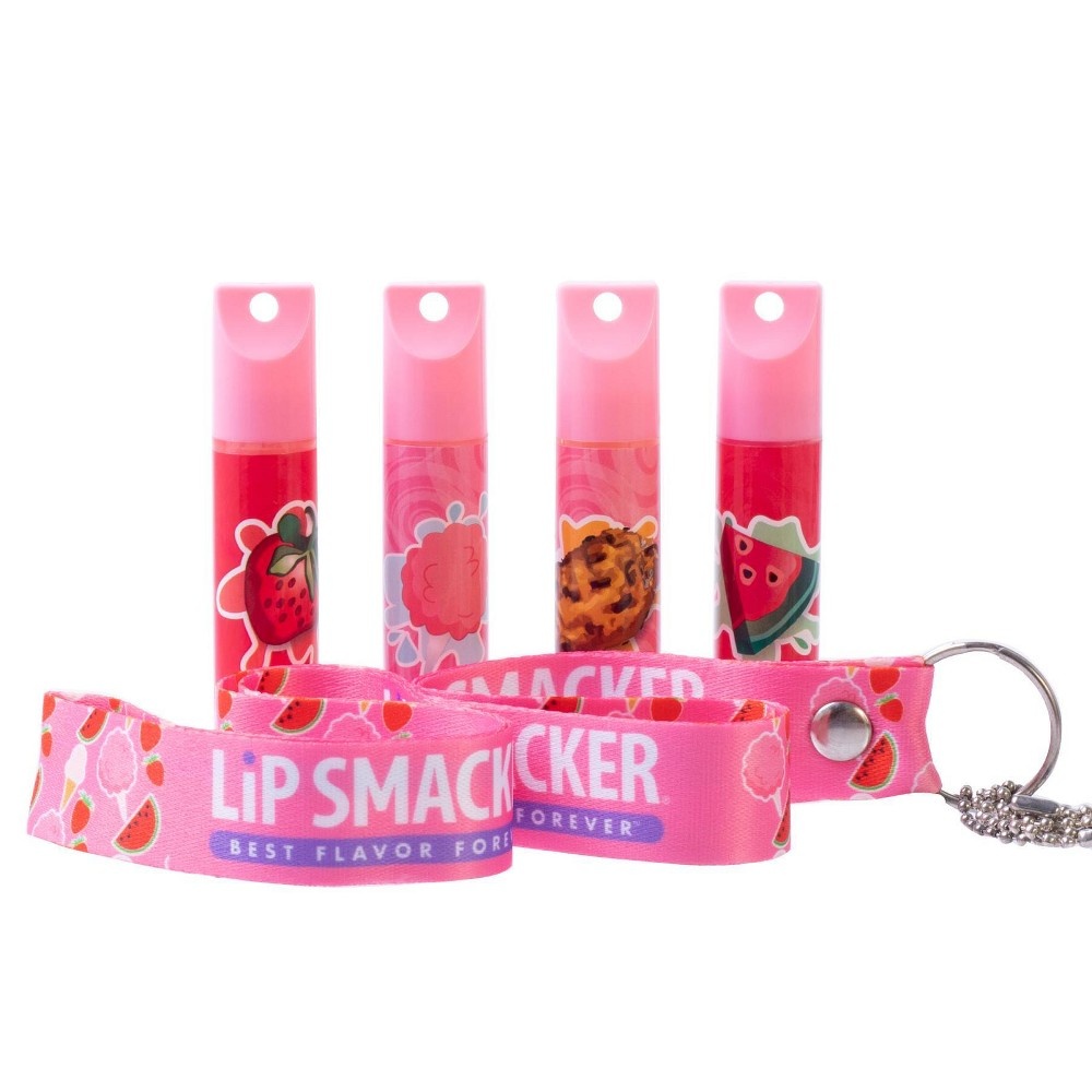 slide 2 of 3, Lip Smackers Lanyard Lip Balm Set- Original & Best, 4 ct