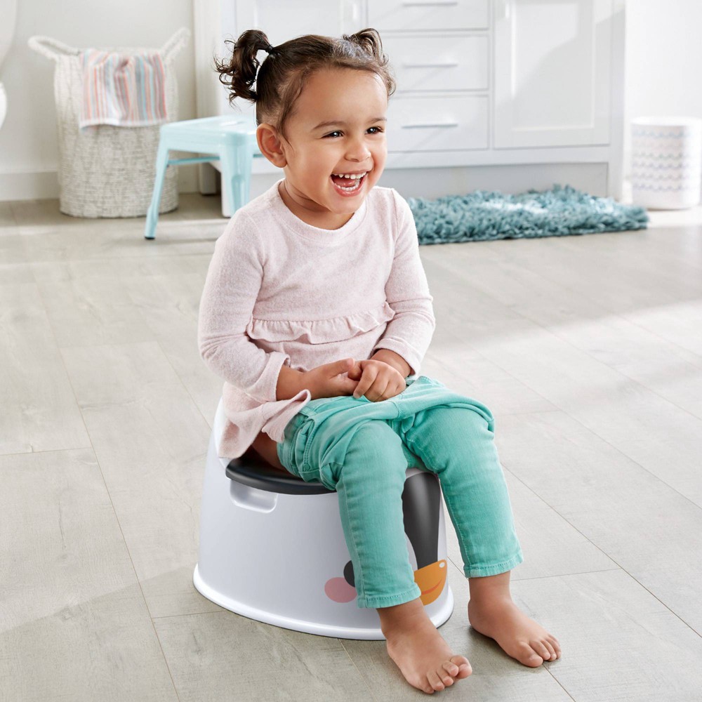 slide 3 of 9, Fisher-Price Penguin Potty, 1 ct