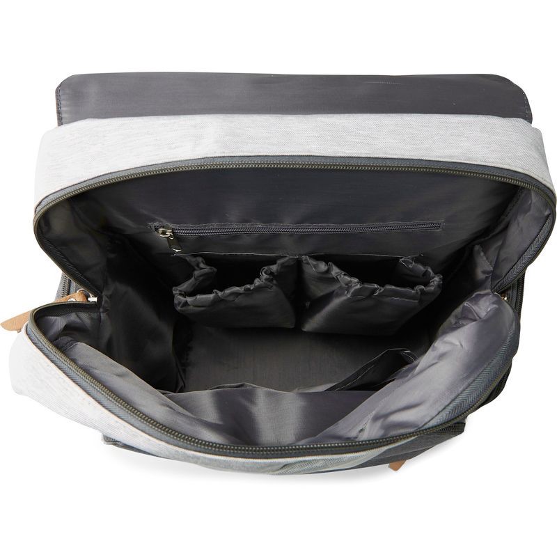 slide 3 of 12, Eddie Bauer Cascade Back Pack Diaper Bag - Black/Gray, 1 ct