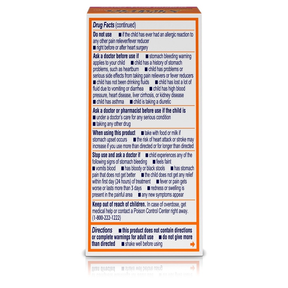 slide 5 of 8, Children's Motrin Pain Reliever/Fever Reducer Liquid - Ibuprofen (NSAID) - Berry - 1 fl oz, 1 fl oz