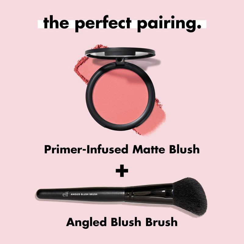 slide 8 of 12, e.l.f. Primer-Infused Matte Blush - Always Rosy - 0.35oz, 0.35 oz
