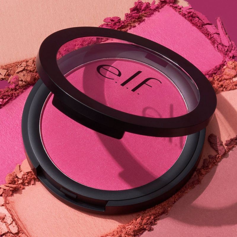 slide 10 of 12, e.l.f. Primer-Infused Matte Blush - Always Rosy - 0.35oz, 0.35 oz