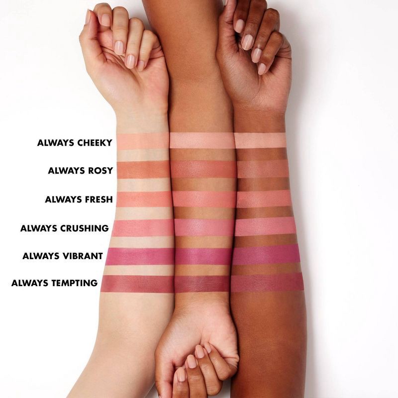 slide 4 of 11, e.l.f. Primer-Infused Matte Blush - Always Cheeky - 0.35oz, 0.35 oz