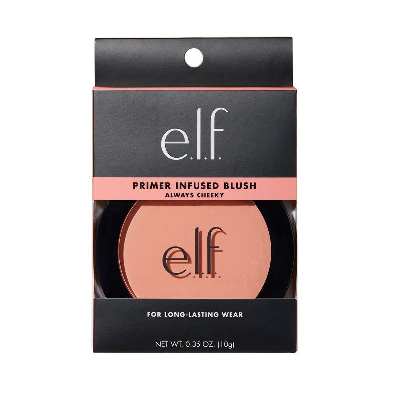 slide 4 of 4, e.l.f. Primer-Infused Blush Always Cheeky - 0.35oz, 0.35 oz