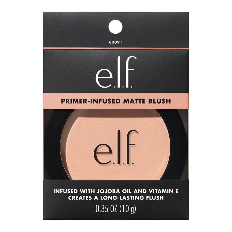 slide 10 of 11, e.l.f. Primer-Infused Matte Blush - Always Cheeky - 0.35oz, 0.35 oz