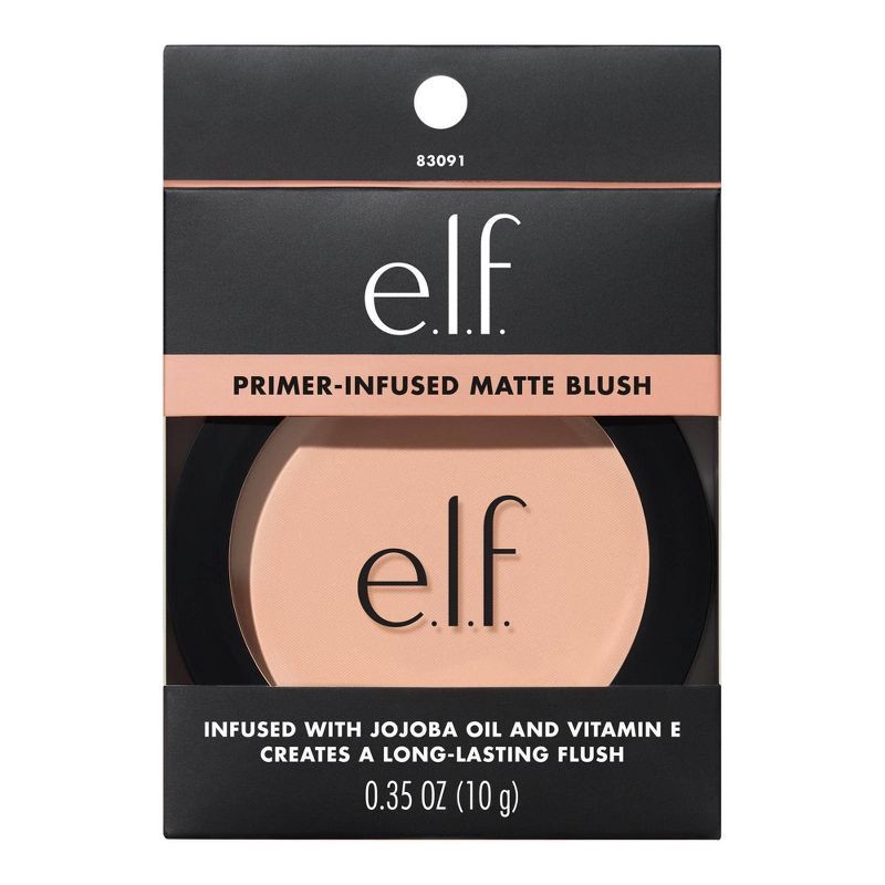 slide 10 of 11, e.l.f. Primer-Infused Blush Always Cheeky - 0.35oz, 0.35 oz