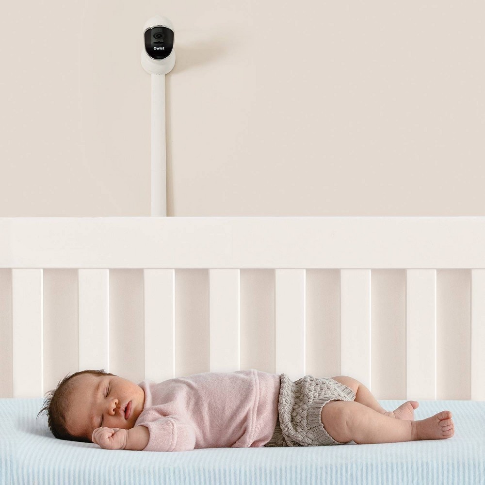 slide 3 of 8, Owlet Cam Smart Baby Monitor - HD Video Monitor with Camera, Encrypted WiFi, Humidity, Room Temp, Night Vision & 2-Way Talk, 1 ct