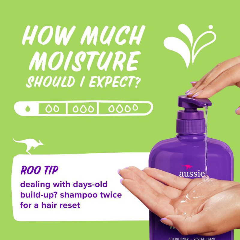 slide 5 of 9, Aussie Paraben-Free Miracle Volume Shampoo with Plum & Bamboo For Fine Hair - 30.4 fl oz, 30.4 fl oz