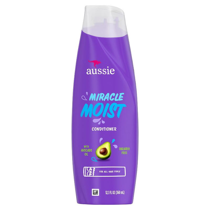 slide 2 of 9, Aussie Miracle Moist Conditioner - 12.1 fl oz, 12.1 fl oz