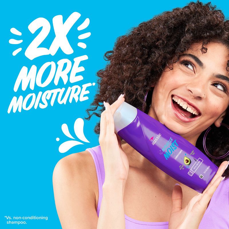 slide 5 of 9, Aussie Miracle Moist Conditioner - 12.1 fl oz, 12.1 fl oz