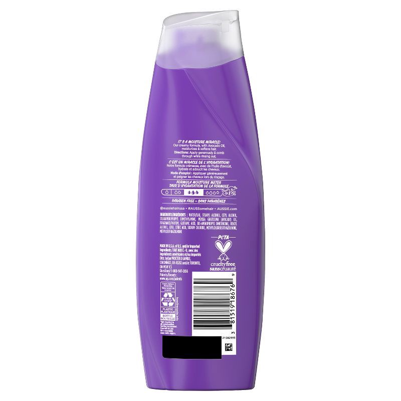 slide 9 of 9, Aussie Miracle Moist Conditioner - 12.1 fl oz, 12.1 fl oz