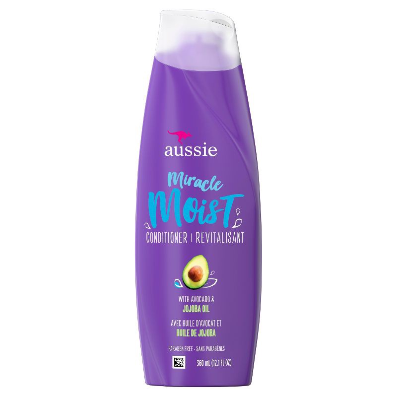 slide 1 of 8, Aussie Miracle Moist Conditioner - 12.1 fl oz, 12.1 fl oz