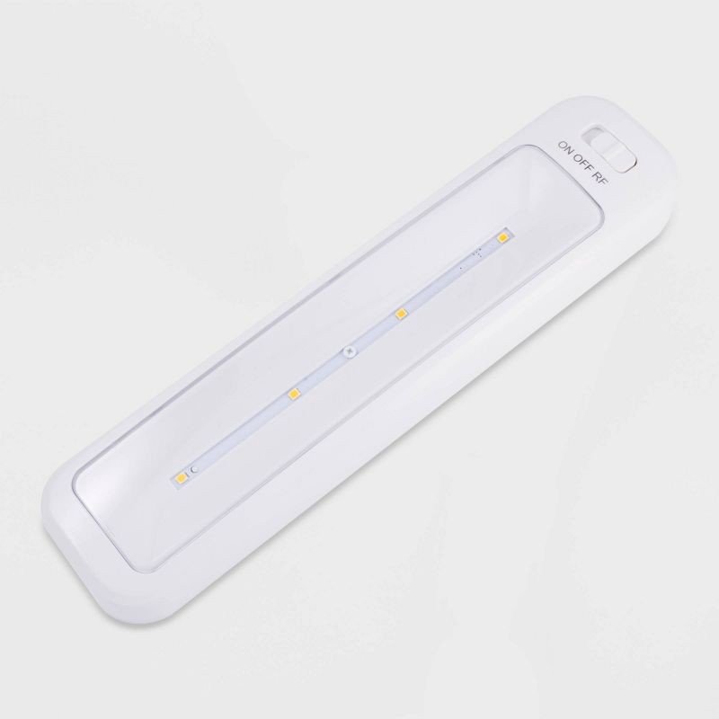 slide 6 of 9, Energizer 10" 3pk 70 Lumens LED Cabinet Lights Bar with Remote White: Battery Operated Closet Light, 50 Hr Run Time, 3 ct