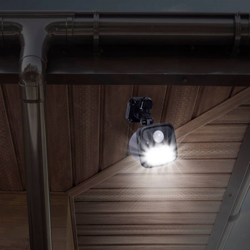 slide 4 of 8, Energizer 300 Lumens LED Motion Sensing Spotlight Landscape Ground Lights Black, 1 ct